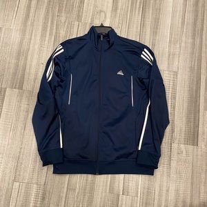 Men’s Adidas Climalite Track Jacket - Blue - Size Large